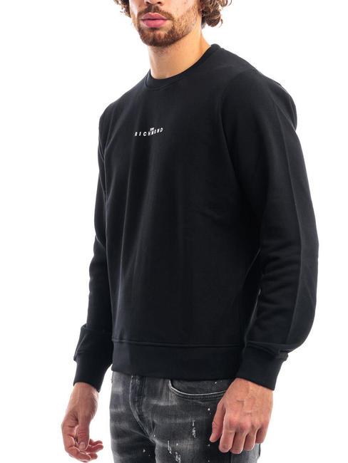 MENDIL Sweatshirt mit Rundhalsausschnitt schwarz2 - Sweatshirts Herren