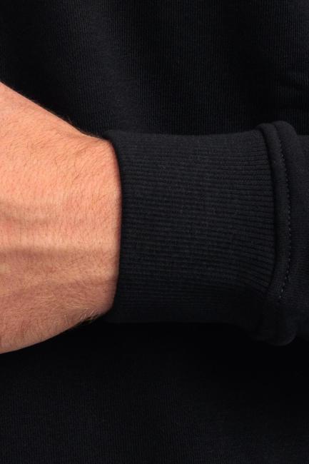 MENDIL Sweatshirt mit Rundhalsausschnitt schwarz2 - Sweatshirts Herren