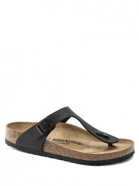 GIZEH BIRKO-FLOR Zehenstegsandale Schwarz - Schuhe Unisex