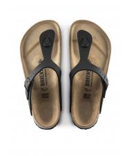 BIRKENSTOCK GIZEH BIRKO-FLOR Zehenstegsandale Schwarz - Schuhe Unisex - 4