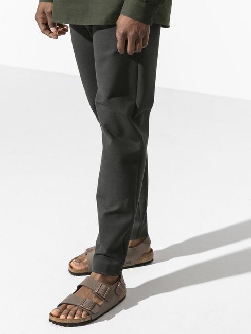 MILANO Birko-Flor-Sandalen-Slipper Mokka - Schuhe Unisex