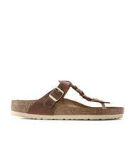 BIRKENSTOCK GIZEH Flip-Flops aus Leder Cognac - Schuhe Unisex - 2