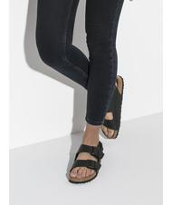 BIRKENSTOCK MILANO Slipper-Sandale aus Birko-Flor Schwarz - Schuhe Unisex - 6