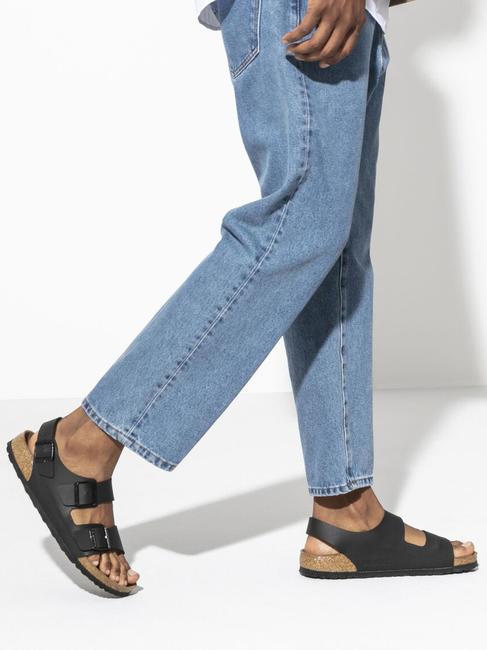 MILANO Slipper-Sandale aus Birko-Flor Schwarz - Schuhe Unisex