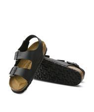 BIRKENSTOCK MILANO Slipper-Sandale aus Birko-Flor Schwarz - Schuhe Unisex - 5