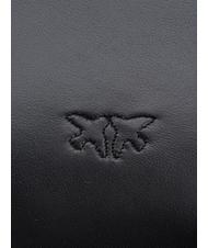 PINKO LOVE CLICK PUFF CLASSIC Umh&auml;ngetasche aus Leder schwarze Limousinenblockfarbe - Damentaschen - 4