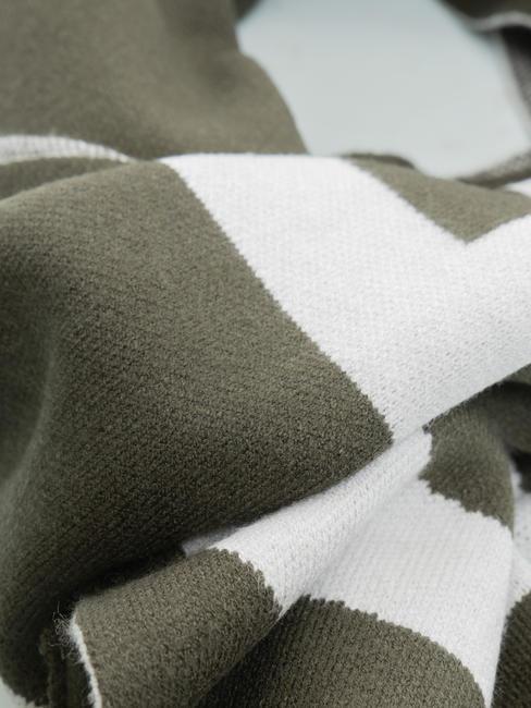 ZAMIG Maxi-Schal mit Logo grüne mil. - Schals