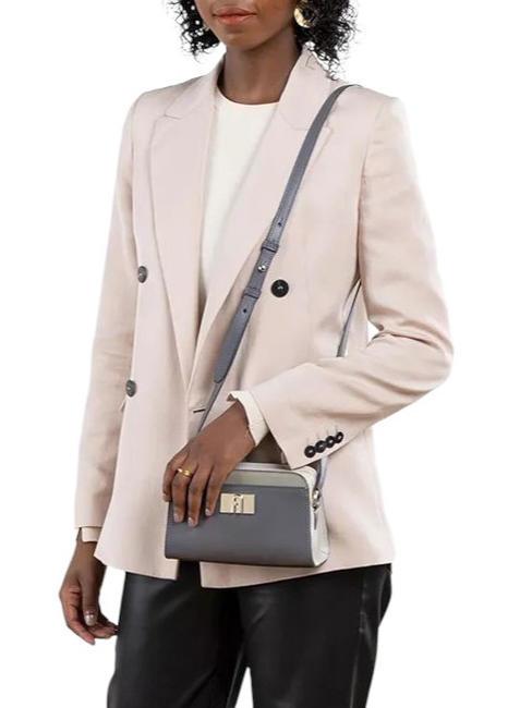 1927 Minitasche aus Leder Erde/Marmor mit Perlmutt - Damentaschen