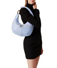 BORBONESE INFINITE Umh&auml;ngetasche aus Leder nat&uuml;rlicher Topas/op - Damentaschen - 4