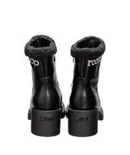 ROCCOBAROCCO LOGO Hohe Stiefeletten mit Rei&szlig;verschluss Schwarz - Damenschuhe - 4