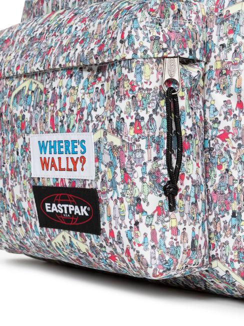 PADDED PAKR Rucksack Wally-Muster weiß - Rucksäcke für Schule &amp; Freizeit