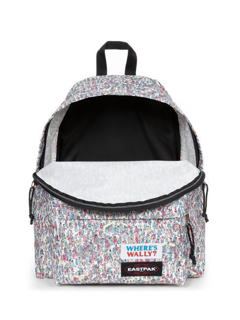 PADDED PAKR Rucksack Wally-Muster weiß - Rucksäcke für Schule &amp; Freizeit