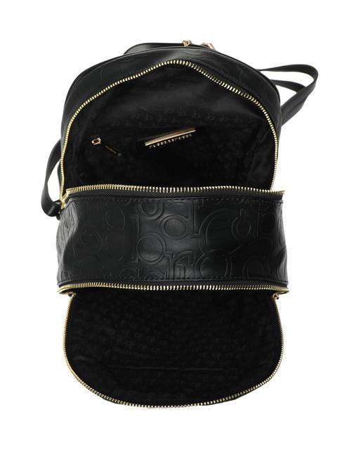 RUBINO Rucksack mit gepr&auml;gtem Logo Schwarz - Damentaschen