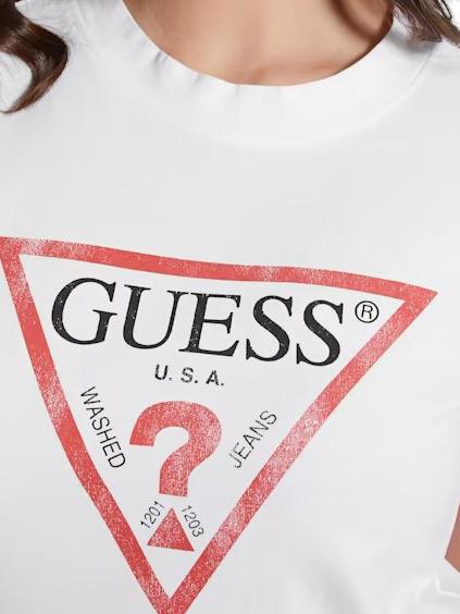 CLASSIC FIT LOGO T-Shirt mit Logo purweiß - T-Shirts und Tops für Damen