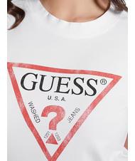 GUESS CLASSIC FIT LOGO T-Shirt mit Logo purweiß - T-Shirts und Tops für Damen - 3