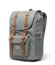 HERSCHEL LITTLE AMERICA MID Mittelgro&szlig;er Rucksack Seegras/wei&szlig;er Stich - Rucks&auml;cke f&uuml;r Schule &amp; Freizeit - 2
