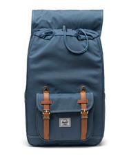 HERSCHEL LITTLE AMERICA MID Mittelgro&szlig;er Rucksack blaue Fata Morgana/wei&szlig;er Stich - Rucks&auml;cke f&uuml;r Schule &amp; Freizeit - 4