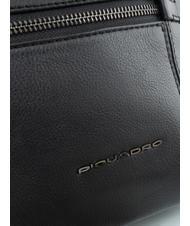 PIQUADRO BAE 15 "Laptop-Aktentasche aus Leder Schwarz - Arbeitstaschen - 4