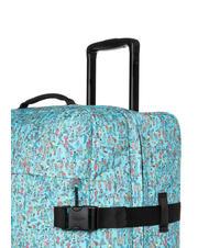 EASTPAK TRANVERZ M Mittlerer Trolley Wally-Muster blau - Halbharte Trolleys - 5