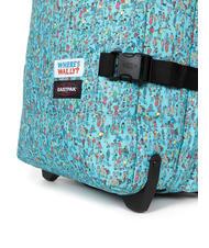EASTPAK TRANVERZ M Mittlerer Trolley Wally-Muster blau - Halbharte Trolleys - 6