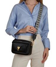 COCCINELLE BEAT SOFT RIBB Umhängetasche aus Leder Schwarz - Damentaschen - 4