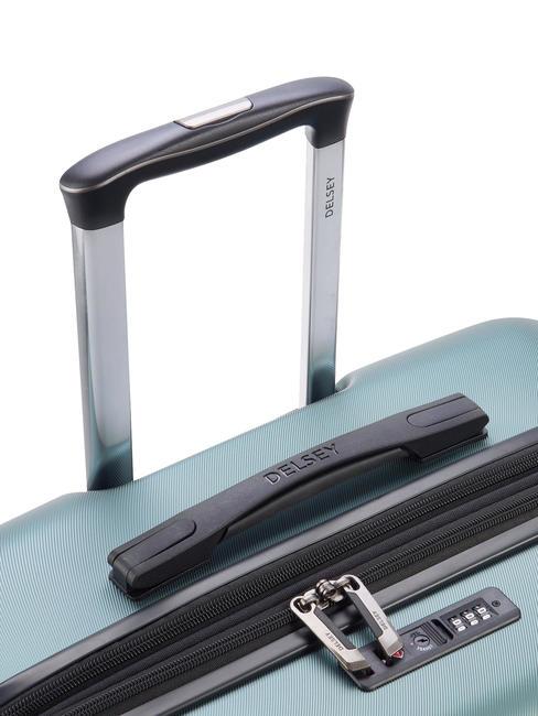 AIR ARMOUR Großer Trolley, erweiterbar grün - Harte Trolleys