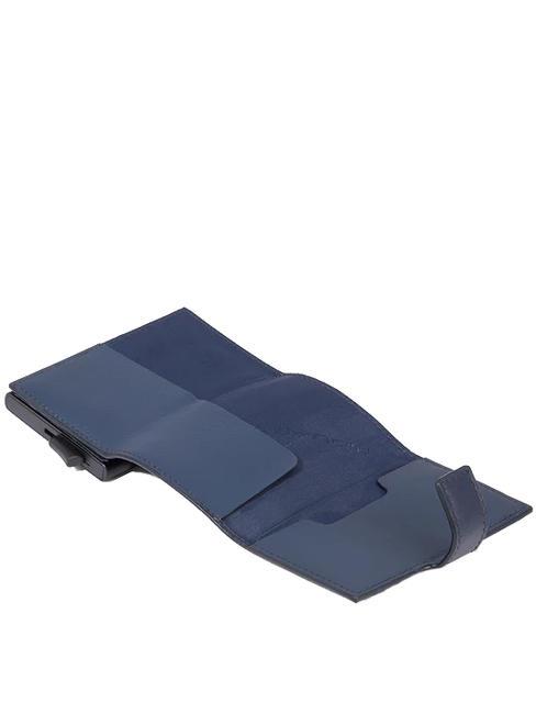 PAUL Kartenhalter aus Leder Blau - Brieftaschen Herren