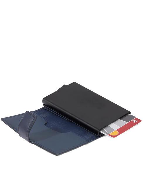 PAUL Kartenhalter aus Leder Blau - Brieftaschen Herren