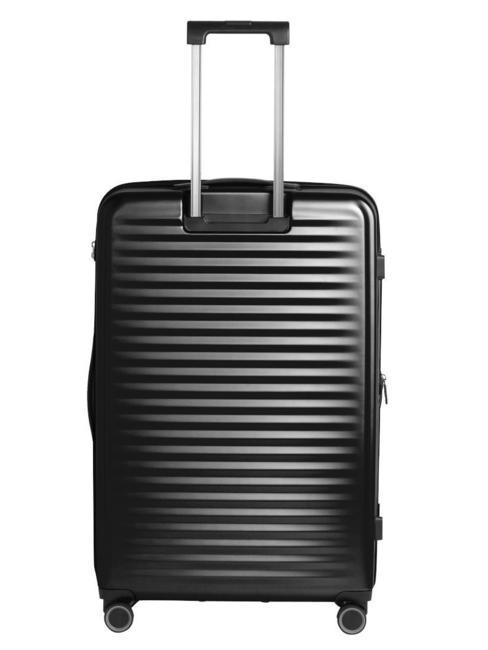 REFLEX Erweiterbarer mittelgroßer Trolley Schwarz - Harte Trolleys