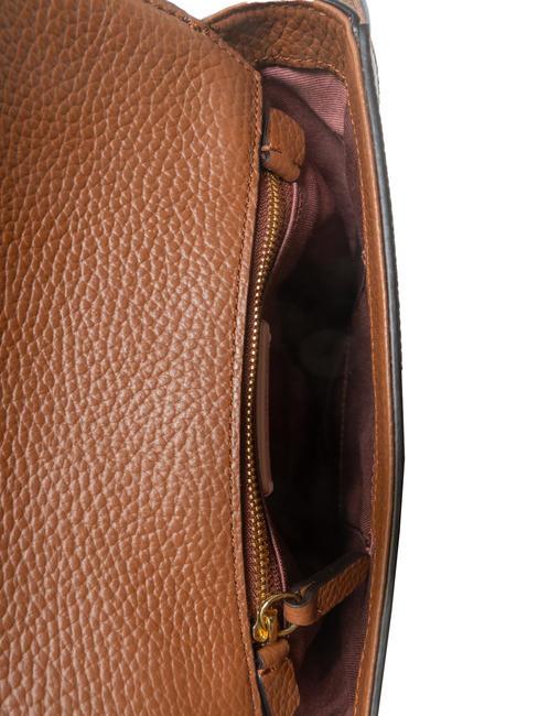 JOSEPHINE PONY Ledertasche mit Einsatz im Ponyfell-Stil mul.brule/brule - Damentaschen