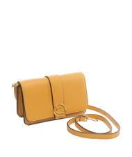 COCCINELLE TULIP Umh&auml;ngetasche aus geh&auml;mmertem Leder Aprikose - Damentaschen - 2