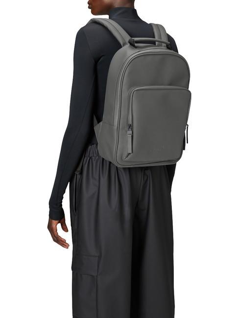 BOOK DAYPACK  Wasserdichter Rucksack grau - Rucksäcke für Schule &amp; Freizeit