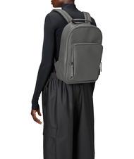 RAINS BOOK DAYPACK  Wasserdichter Rucksack grau - Rucksäcke für Schule &amp; Freizeit - 3
