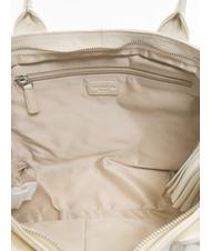 TOSCA BLU FLORA Handshopper mit Schultergurt Weißes Elfenbein - Damentaschen - 5