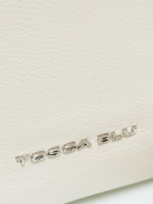 FLORA Handshopper mit Schultergurt Weißes Elfenbein - Damentaschen