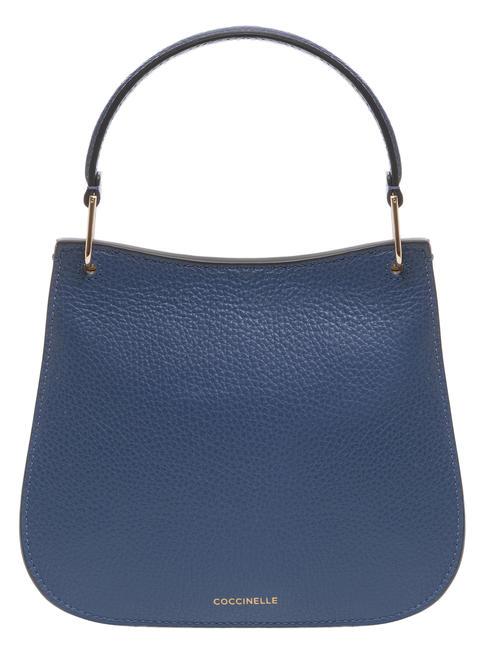 LEILANI Lederhandtasche mit Schultergurt Blaubeere - Damentaschen