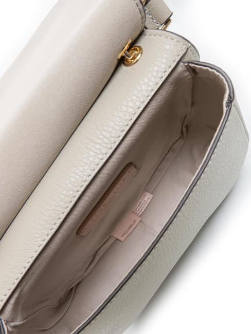 LEILANI Lederhandtasche mit Schultergurt Maulbeere - Damentaschen