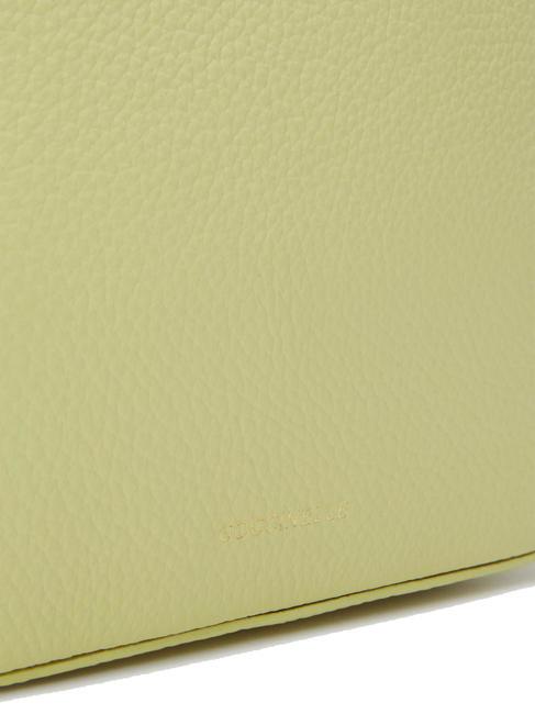 TEBE Schultertasche aus strukturiertem Leder Kalkwäsche - Damentaschen