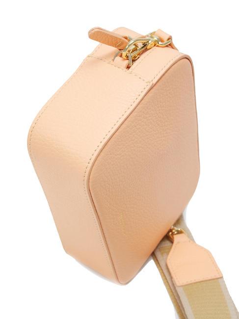 TEBE Schultertasche aus strukturiertem Leder Sonnenaufgang - Damentaschen