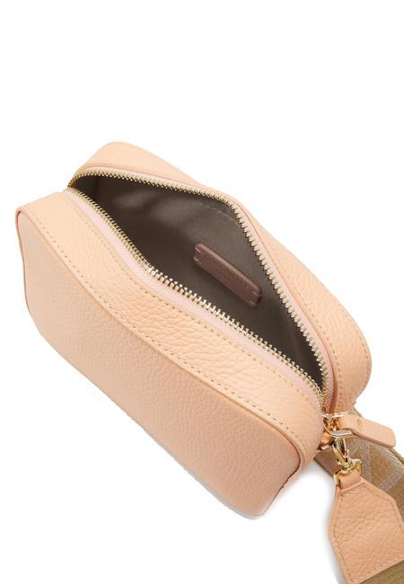 TEBE Schultertasche aus strukturiertem Leder Sonnenaufgang - Damentaschen