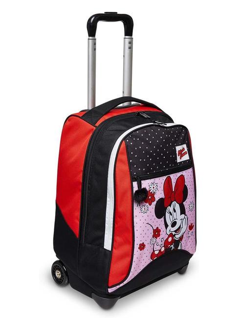 M IS FOR MOUSE Trolley-Rucksack mit 2 Rädern Schwarz - Rucksäcke mit Trolleyfunktion