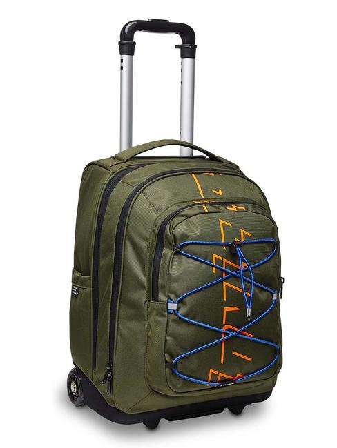 ACTIVE NEW BUMP Trolley-Rucksack mit 2 R&auml;dern Gr&uuml;nes Milit&auml;r - Rucks&auml;cke mit Trolleyfunktion