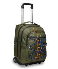 INVICTA ACTIVE NEW BUMP Trolley-Rucksack mit 2 R&auml;dern Gr&uuml;nes Milit&auml;r - Rucks&auml;cke mit Trolleyfunktion - 5