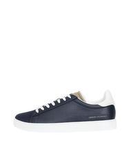 ARMANI EXCHANGE A|X Ledersneaker Marine+Offwhite+Düne - Herrenschuhe - 3
