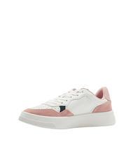 ARMANI EXCHANGE Sneakermitdettagli scamosciati Turnschuhe op.weiß+rose+schwarz - Damenschuhe - 3