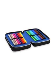 ATALANTA 1907 Federmäppchen mit 3 Reißverschlüssen und Schulset Schwarz - Etuis und Zubehör - 4