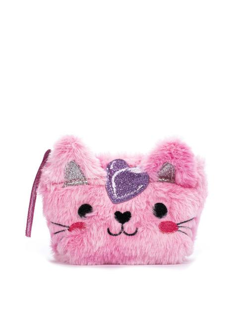 CAT Münzkoffer Fell rosa - Taschen und Accessoires für Kids
