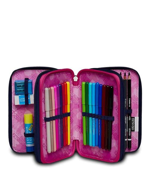 CLOUDY SHAPES Federmäppchen mit 3 Reißverschlüssen und Schulset blautief - Etuis und Zubehör