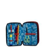 SJGANG EVER DRIFT BOY Federmäppchen mit 3 Reißverschlüssen und Schulset rot orange - Etuis und Zubehör - 3