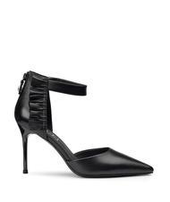 CULT QUEEN 3956 Lederpumps mit Rüschen - Damenschuhe